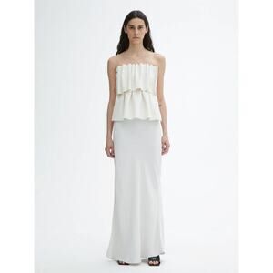 House Of Dagmar Sculpted Tube Top Ivory - 36/S